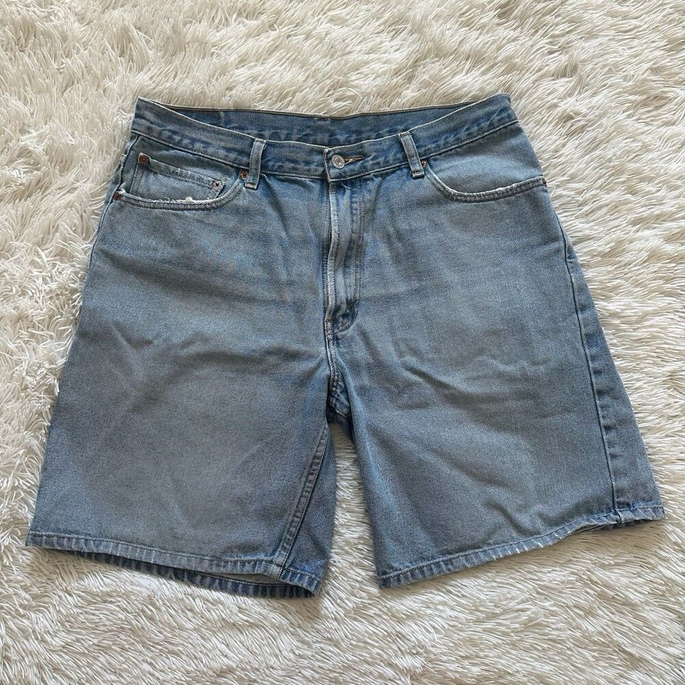 Men’s Levi’s 550 Denim Shorts Size 36 Relaxed Fit Jorts Light Wash